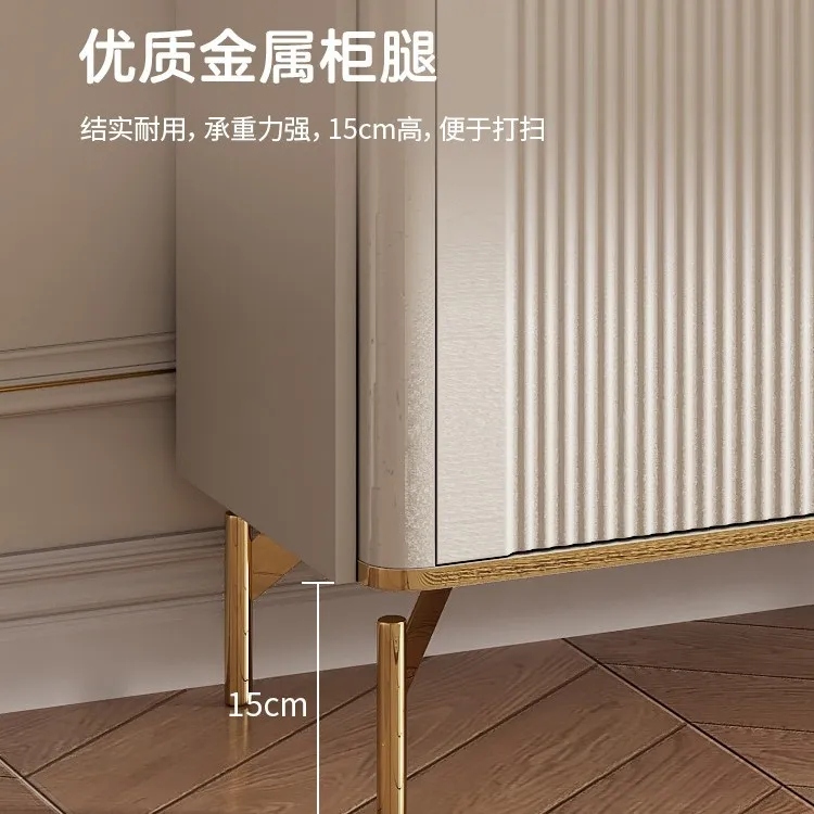 Home shoe cabinet home door new 2025 explosion rock slab light luxury outdoor entrance cabinet integrated wall locker
