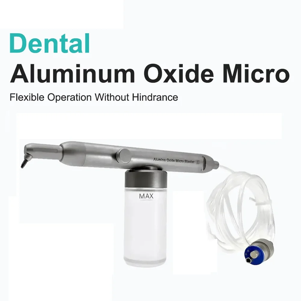 Dental Aluminum Oxide Micro Blaster with Water Spray Microetcher Alumina Sandblasting Gun Air Polisher Gun Blaster Dental Tools