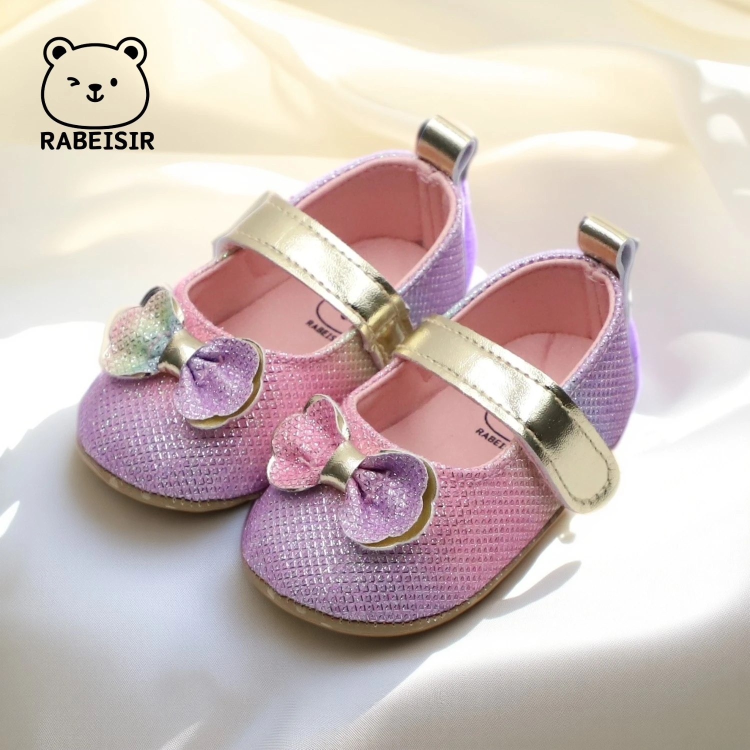 

Обувь для маленьких девочек, детская обувь принцессы, туфли на плоской подошве с бантом, милые и модные круглые туфли на весь год