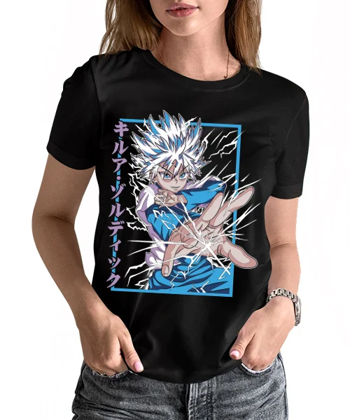 Camiseta unisex Hunter X Hunter: Killua Zoldyck Cotton anime T-shirt