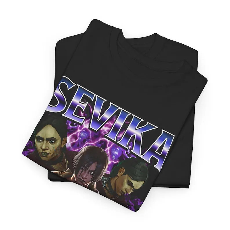 Sevika Arcane T-Shirt Unisex Vintage Streetwear Shirt Anime Apparel fanmerch Merchandise Fan gift