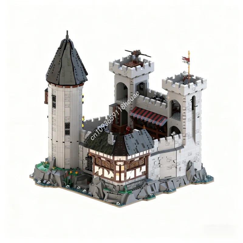 7325 stücke MOC Griffin Ritter Schloss Modell Bausteine Kinder Geburtstag Architektur spielzeug DIY Montieren handwerk Weihnachten geschenke