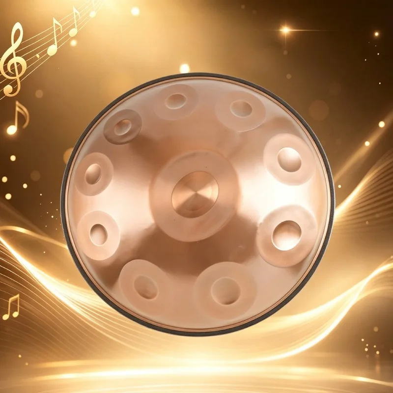 440 432 HZ HandPan 9-14 Tone Meditation Handmade Steel Hand Pan Vibrates Tone Handpan Drum Professional Percussion Instruments
