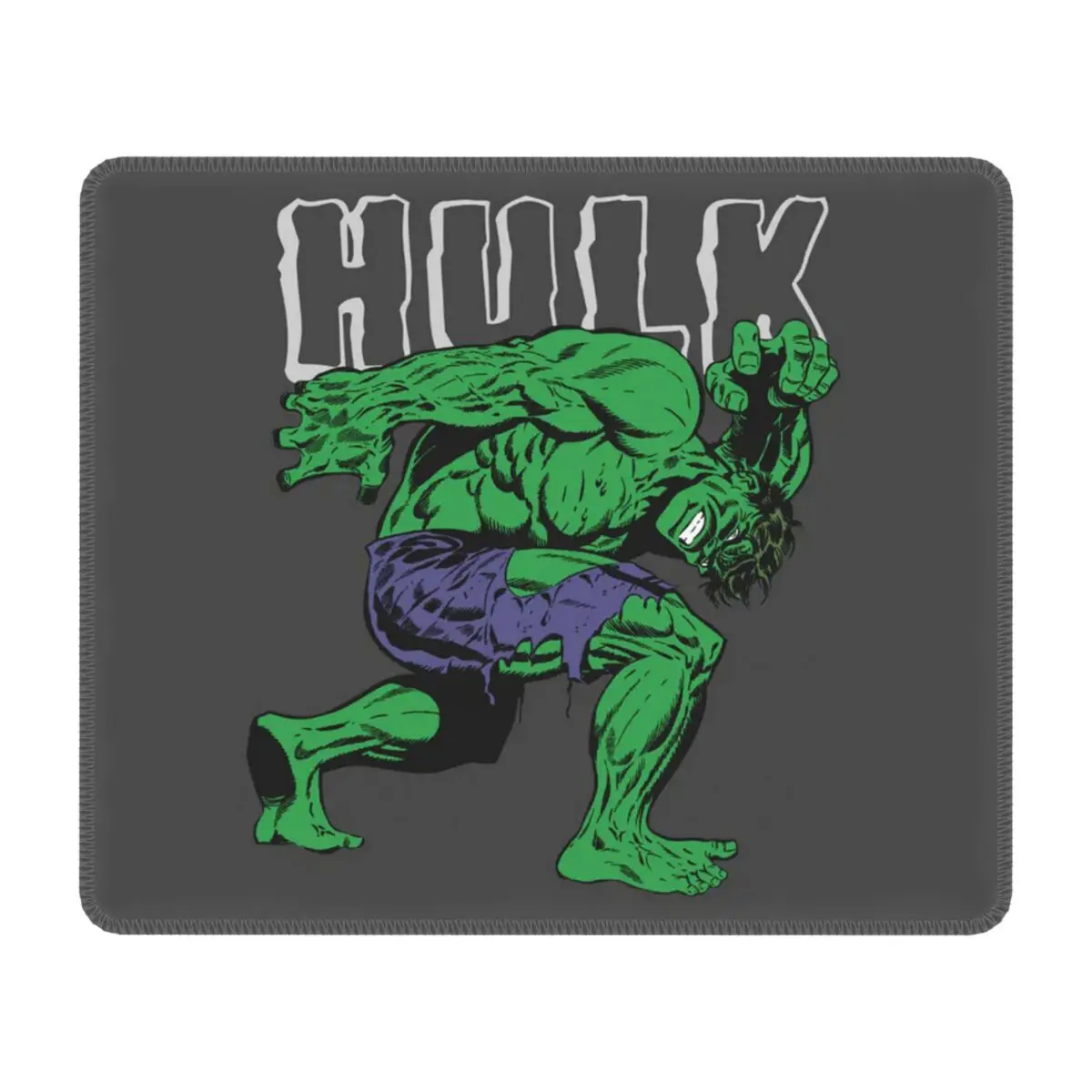 Custom Gaming Mouse Pad Non Slip Rubber Base Hulk Retro Lift Mousepad Office Desk Computer Superhero Mat