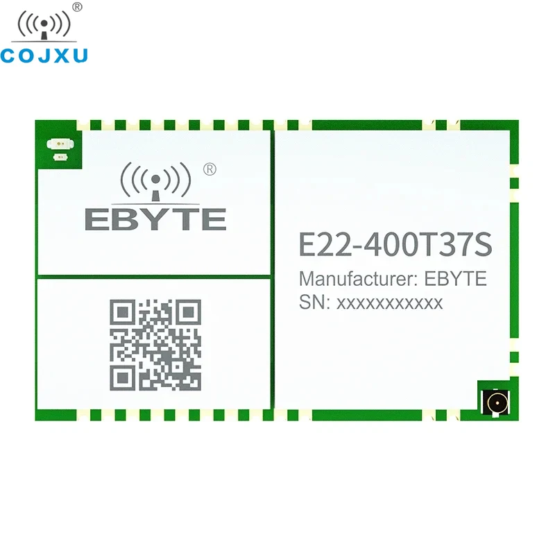 

LoRa Wireless Module 433/470MHz IPEX/Stamp Hole COJXU E22-400T37S 5W Relay Network RSSI LBT Long Distance 25KM