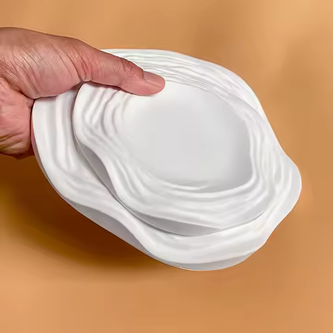 Creative Grid Pattern Silicone Mold for Concrete Jewelry Display Tray Resin Art Craft Cement Storage Plate Home Office Desk Tray