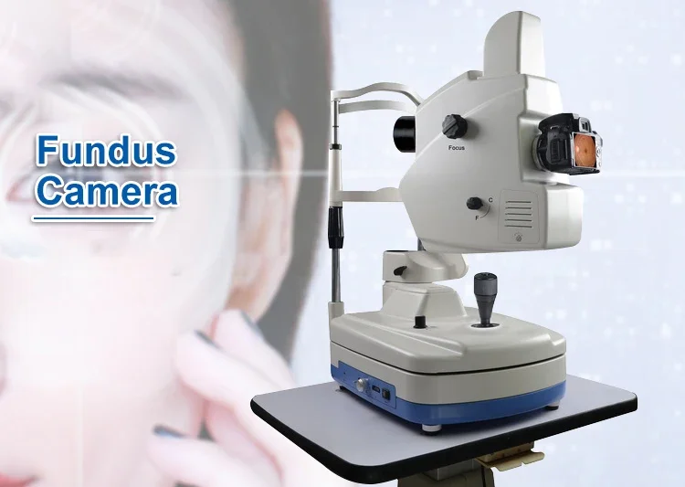 Ophthalmology Examination Equipment Desk Top Medical Non Mydriatic Digital Eye Fundus Camera