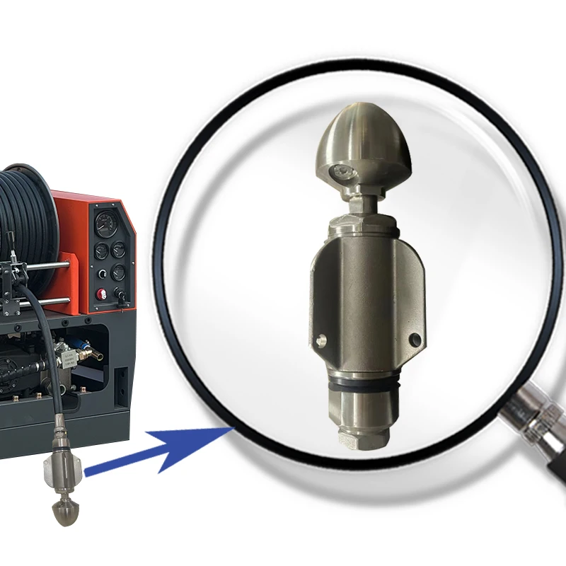 High Pressure Rotary Sewer Pipe Cleaning Nozzle Spray Rotating Tank Cleaning Nozzle