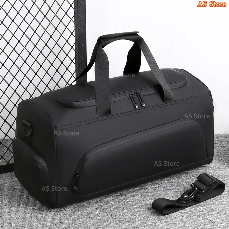 Sporttasche, Handtasche mit großem Fassungsvermögen, tragbare Reisetasche, mehrere Fächer mit Schuhaufbewahrung, perfekt für Urlaub, Fitnessstudio