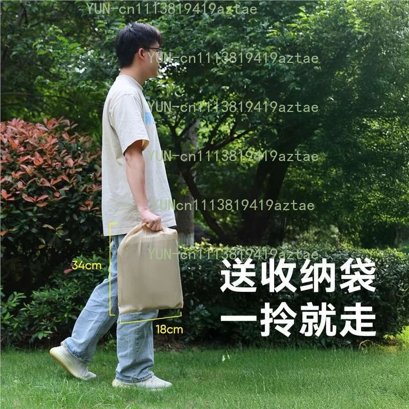 Inflatable Mattress Outdoor Camping Sleeping Mattress Brushed Air Mattress Bed Floor Bunk Household Portable Tent Inflatable