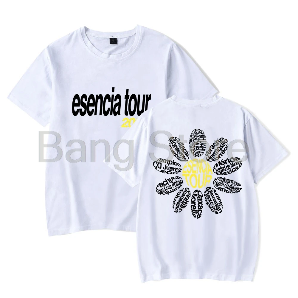 Humbe Esencia Tour Sedes Short Sleeve Tee Women Men Crewneck Fashion T-shirt Unisex Tops