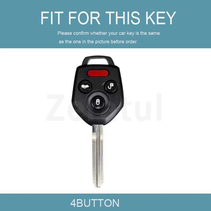 For Subaru Legacy Tribeca Impreza Forester Xv Fashion TPU Shell Keychain Protector Bag 4 Buttons Car Remote Key Case Cover
