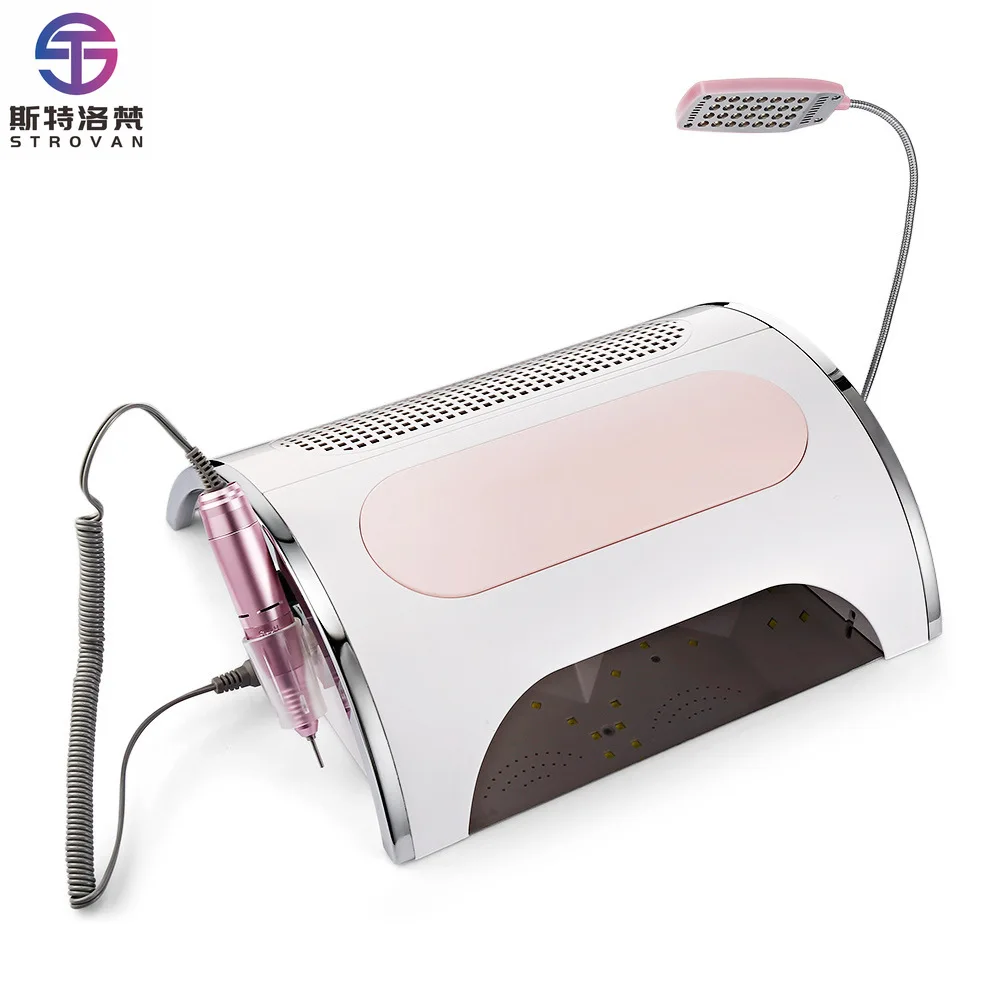 

STLF LZS The Latest High-Quality in 2020 Table Top Nail Dust Collector Power Nail Art Dust Suction Collector