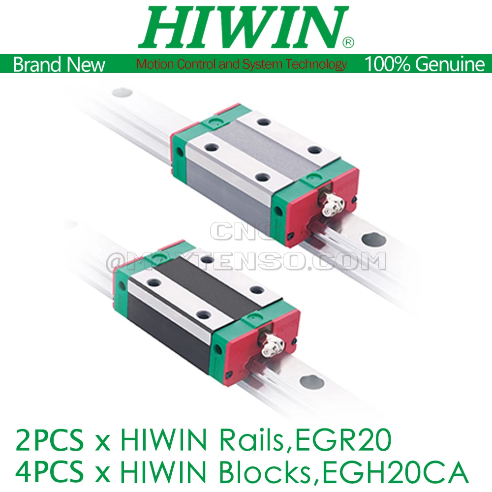 Genuine HIWIN EGH20CA Preload ZA EGR20 Linear Rail Guide 280 300 500 640 700 800 900 1000mm Railway New Router C Class CNC HIWIN