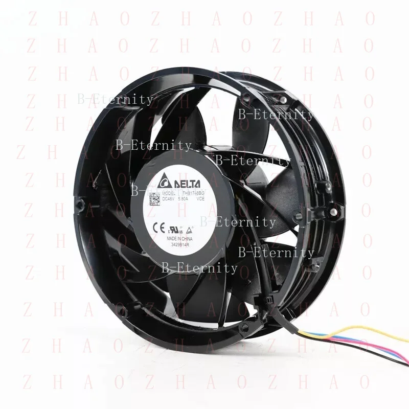 L+ For Delta Fan THB1748BG DC 48V 5.80A 172*172*51mm Inverter cooling fan Brushless
