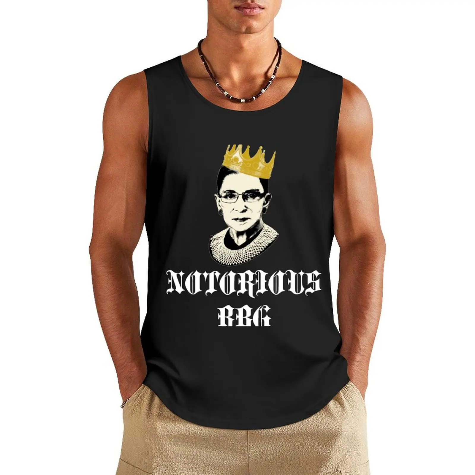 

Notorious RBG Shirt - Ruth Bader Ginsburg Tank Top Gym clothes t-shirt for man gym accessories men