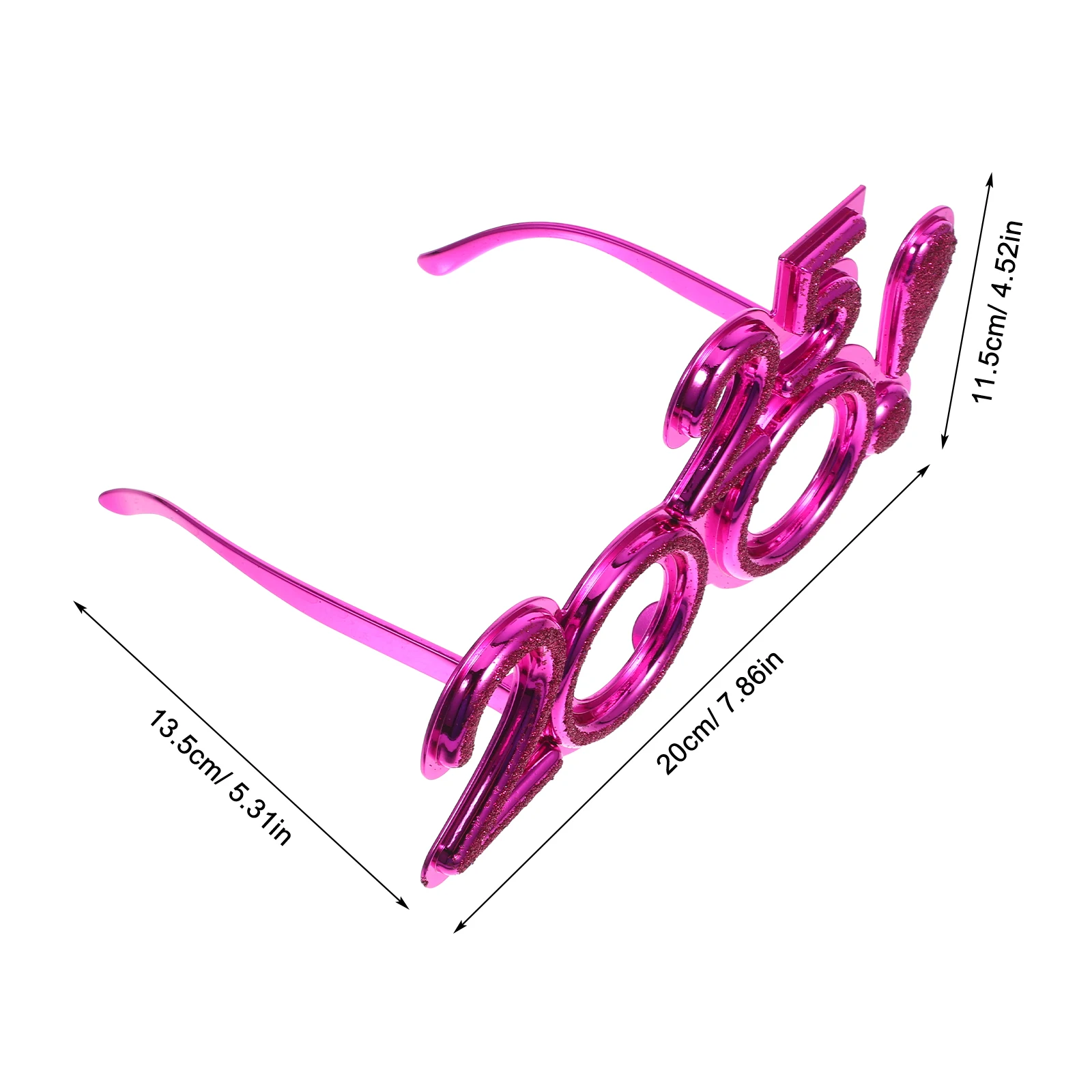 1 個面白いメガネ 2025 パーティー眼鏡小道具プラスチックフォトブース装飾ダンスアクセサリーコスチューム用品フェスティバルイベント