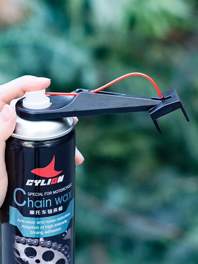 Motorcycle Chain Lube Applicator Motor Chain Cleaner Tool Mess-Free Chain Wax Chain Positioner Moto Chain Cleaning Accessories