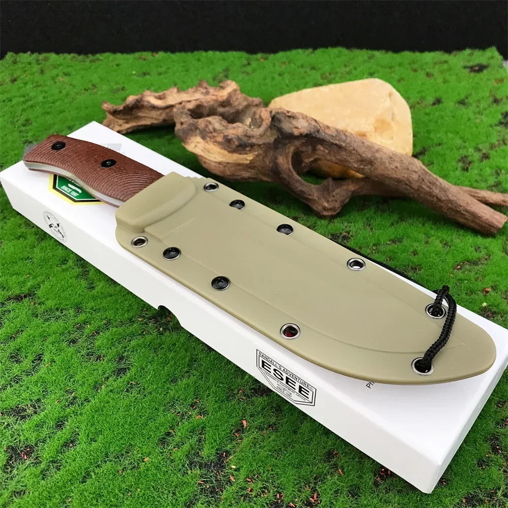 ESEE-6 Survival Fixed Blade Knife D2-blade Straight Knives G10-handle Outdoor Hunting Camping EDC Tools with Sheath for Men Gift - view 5