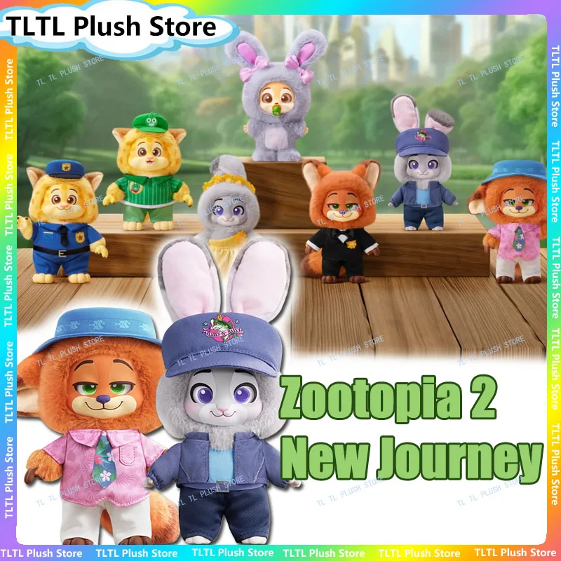 جديد أفضل لعبة Zootopia 2 رحلة جديدة قلادة الفينيل صندوق أعمى Peluche دمية حقيبة الديكور ألعاب ساحرة الأطفال هدية عيد ميلاد
