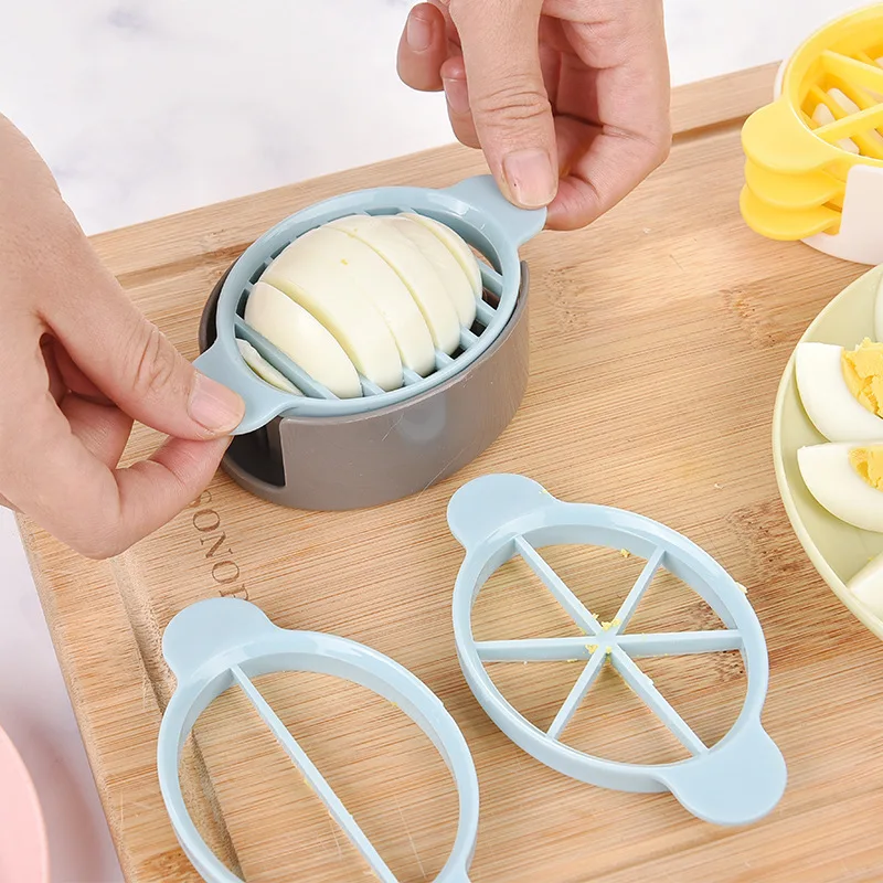 3 In 1 Egg Slicer Multifunctional Egg Cutter Household Kitchen Tool For Boiled Egg Preserved Egg Divider