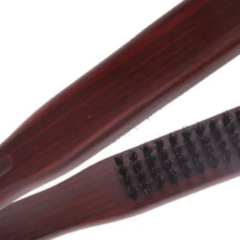1Pcs V-Shape Straightening Comb Paddle Brush Anti-Static Boar Bristle Hair Straightener Styling Tool For Smoothing & Detangling image 2