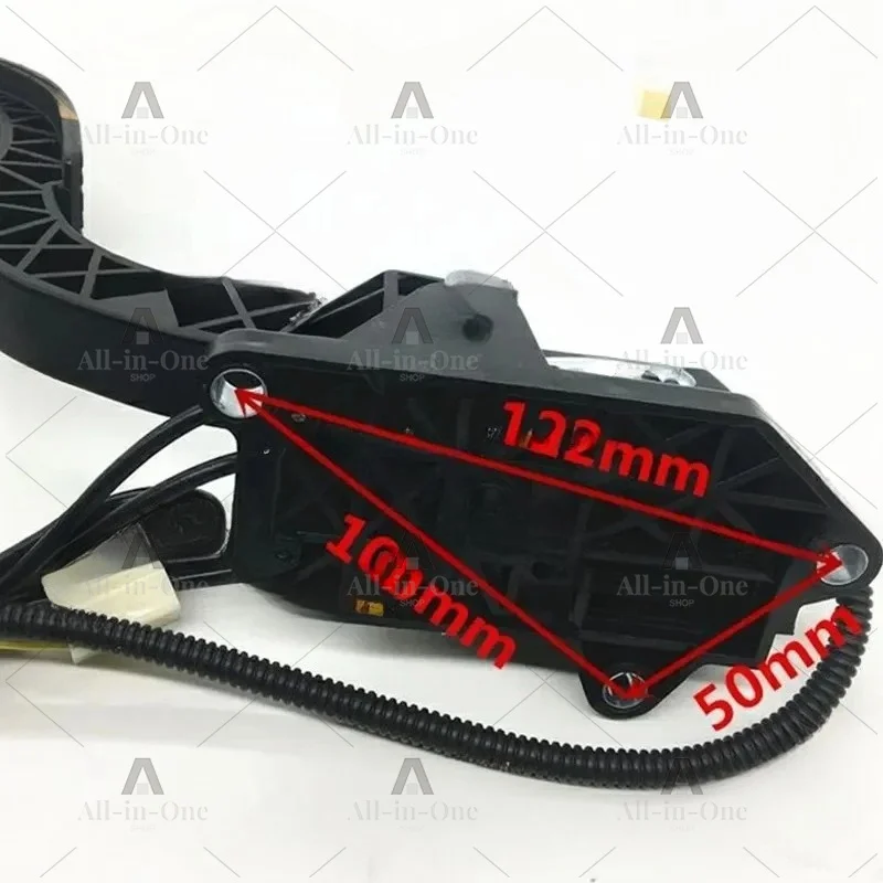 5V High Quality Universal Black Plastic Electric Throttle Pedal Foot Throttle Accelerator Pedal