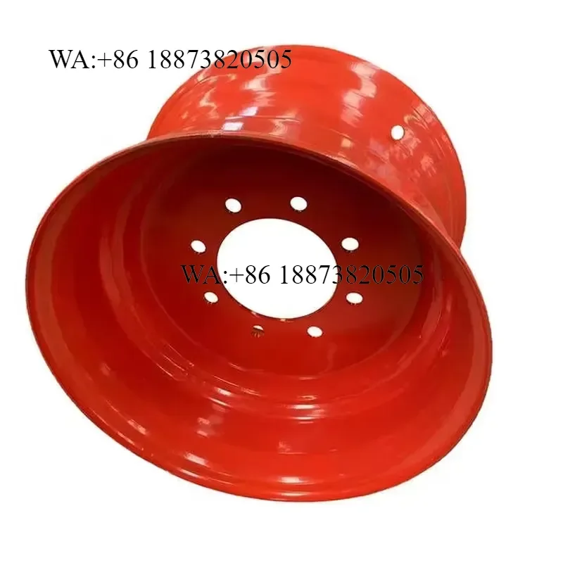 Custom 8.25x16.5 Steel Wheel Rims for Skid Steer Loader Compatible with 10-16.5 Tires Heavy Duty Replacement Rim