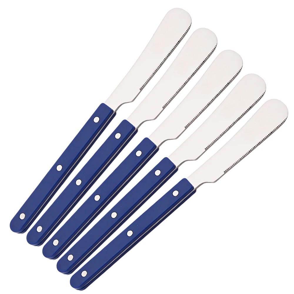5Pcs Edelstahl Butter Cutter Käse Marmelade Streuer Wischen Creme Cutter Utensil Multifunktions Butter Brot Messer Küche Gadget