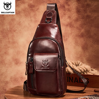 bullcaptain Men's Multifunction Anti-theft Man Crossbody Cross Body Travel Sling Chest Bags Pack Messenger Pack for Male