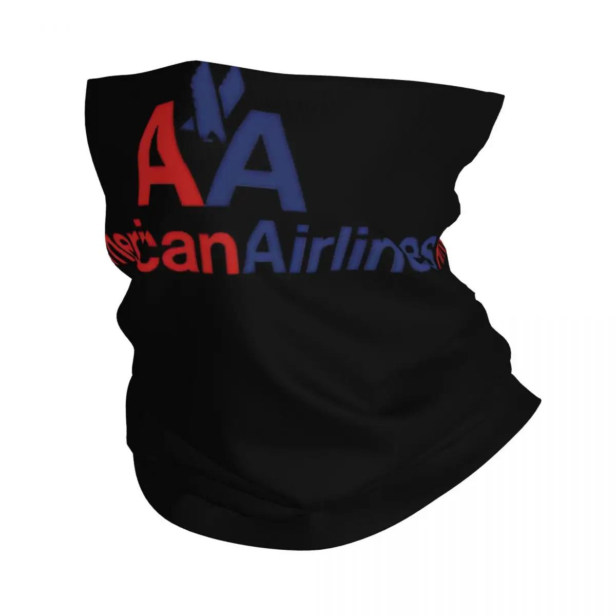 Fans A-American Airlines Bandana Neck Cover Motocross Wrap Scarf Cycling Scarf Hiking Unisex Adult Breathable