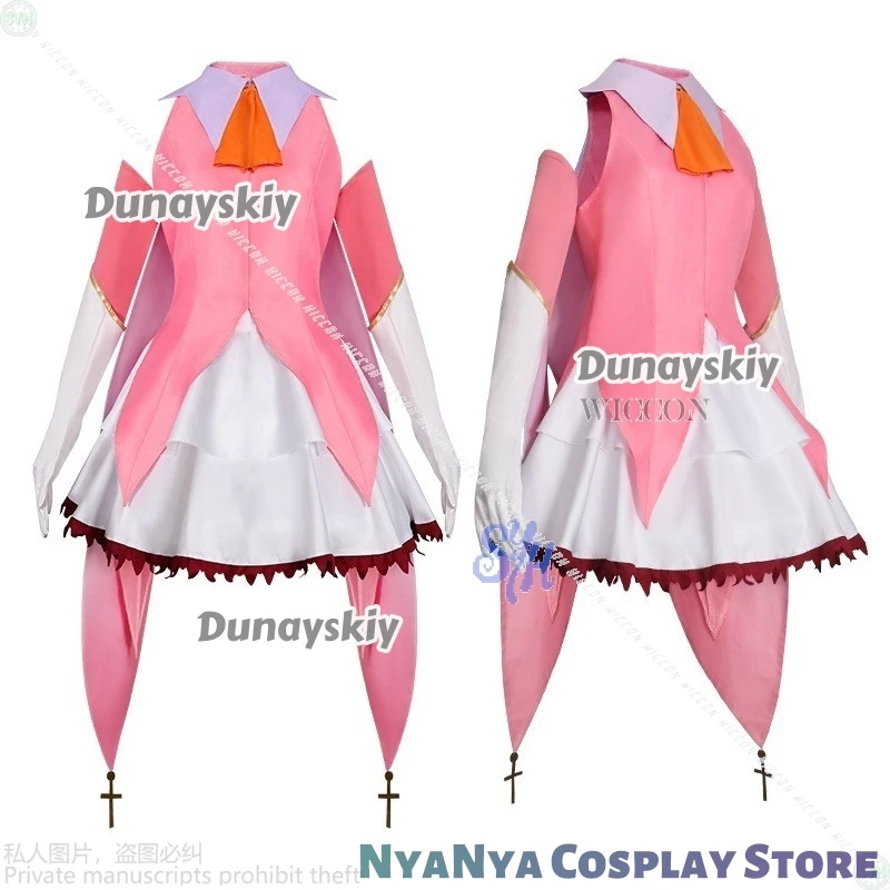 Illyasviel Von Einzbern Cosplay Fate Kaleid Liner Anime ssiRosa Magical Girl Kawaii Vestido Lolita Adorável Bonito Cos Halloween