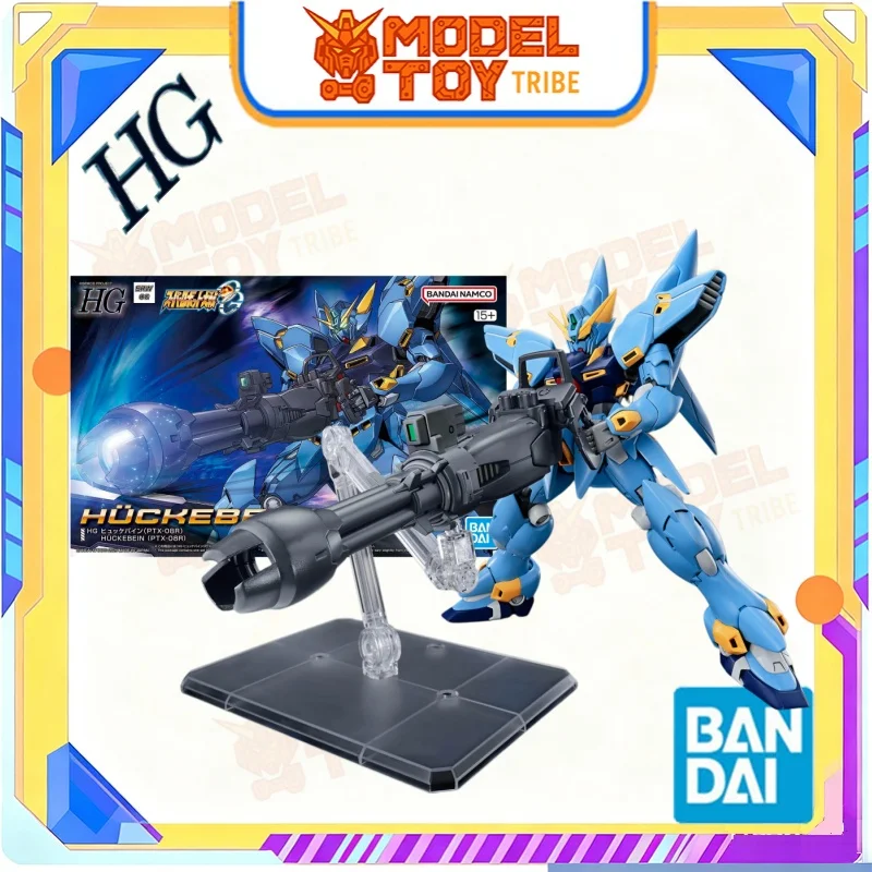 

Оригинальный японский аниме-модельный набор Bandai GUNDAM HG 1/144 HUCKEBEIN PTX-08R, высокодетализированная коллекционная модель, подарок для детей, в наличии