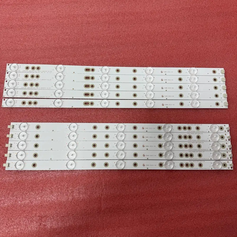 LED Strip For 43PFT4131 43PFS5301 43PUF6061 43PUF6701 SHARP LC-43LB371U LBM430P1001-AJ-3S Panasonic TH-43LFE8E TH-43LFE8U