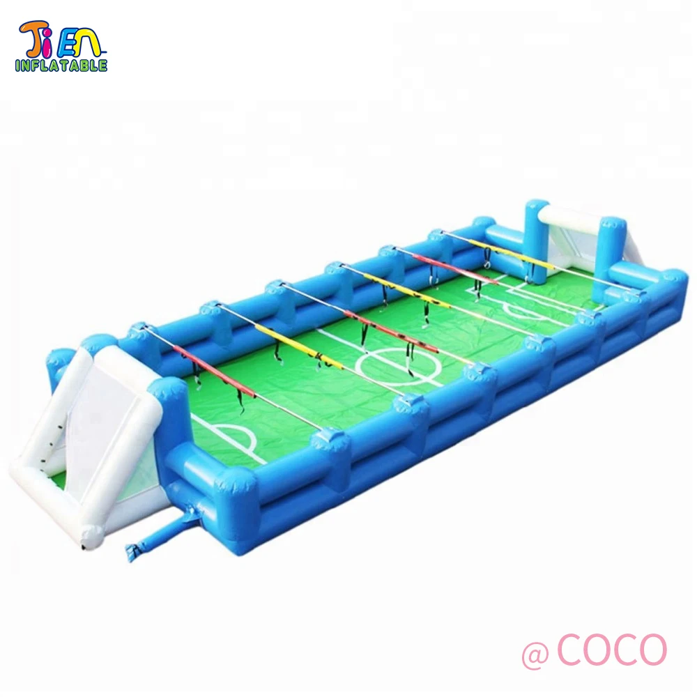 

free air ship to door,human foosball kids inflatable football soccer pitch court/12x6m adults inflatable table pool soccer field