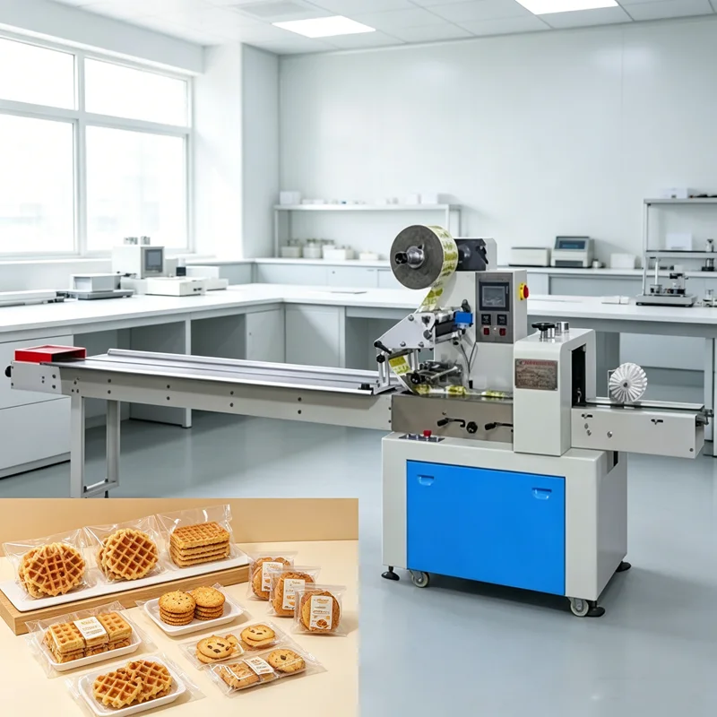 Washing-up Sponge  Pillow Packing Machine for Food Industries Pouch Packaging Wrapping Filling Labeling Foil/Bag/Film Custom