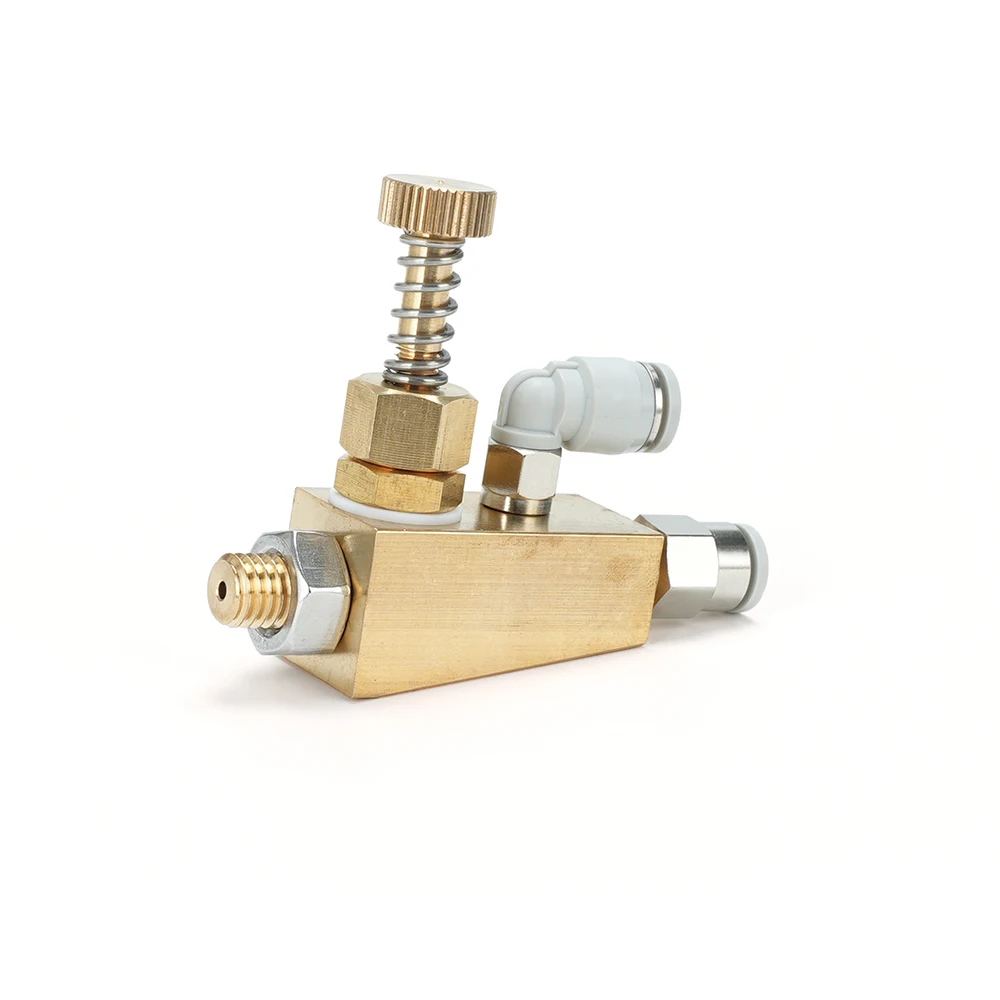 Adjustable Copper Siphon Air Atomizing Nozzle Flow Control Spray Nozzle for Edge Banding Machine Cleaning Accessories
