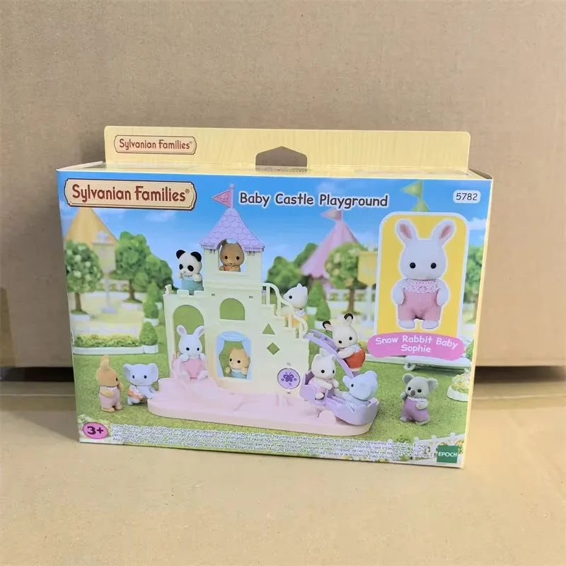 Original Sylvanian Families 2024 Children Toys Anime Figure baby castle play ground  Hot Collectible Doll Birthday Gift For Gril