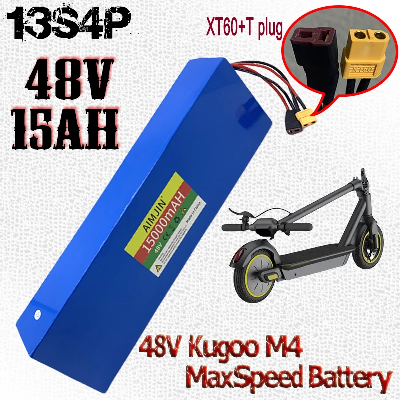 48V 13S4P 18650 For Kugoo M4/M4Pro/MaxSpeed 15000mAh battery pack electric scooter BMS board battery pack