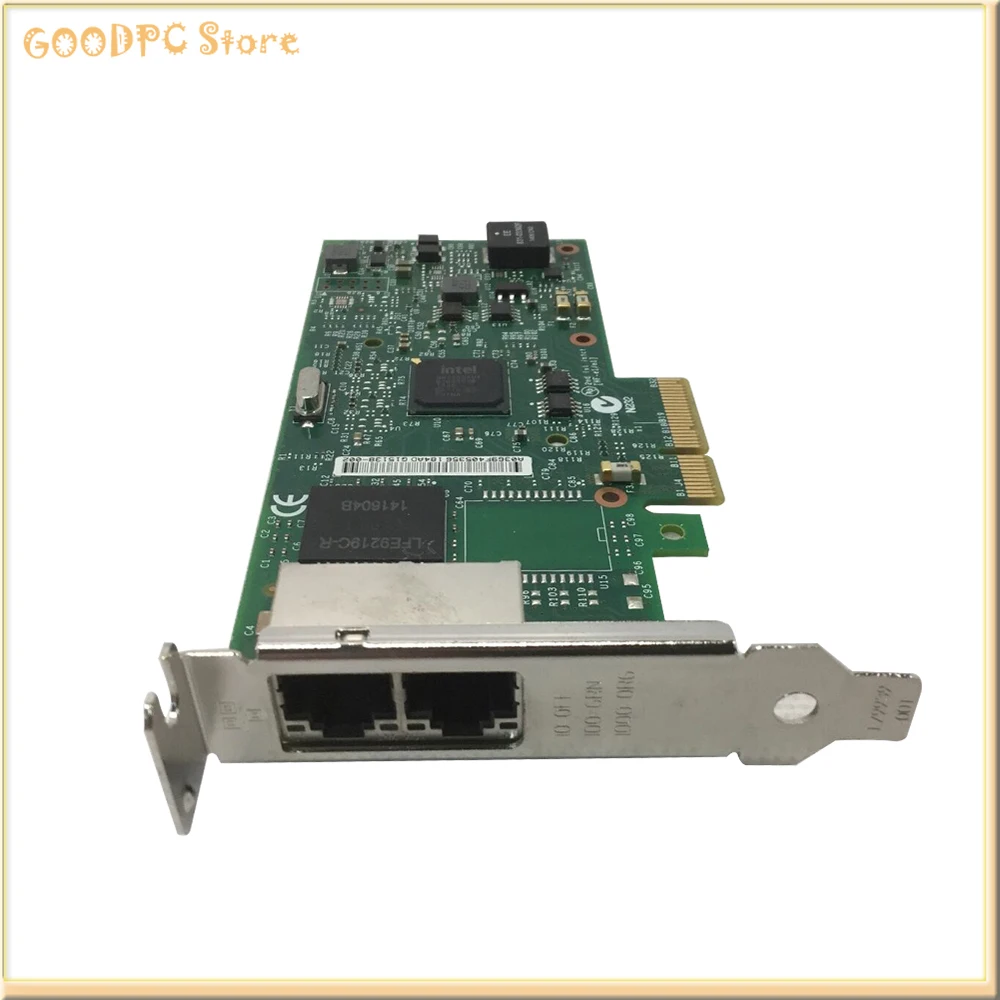 

Gigabit Server Adapter Network Card I350-T2 I350T2 2-PORT RJ-45 PCI-E X4 10/100/1000Mbps for Intel Network Board