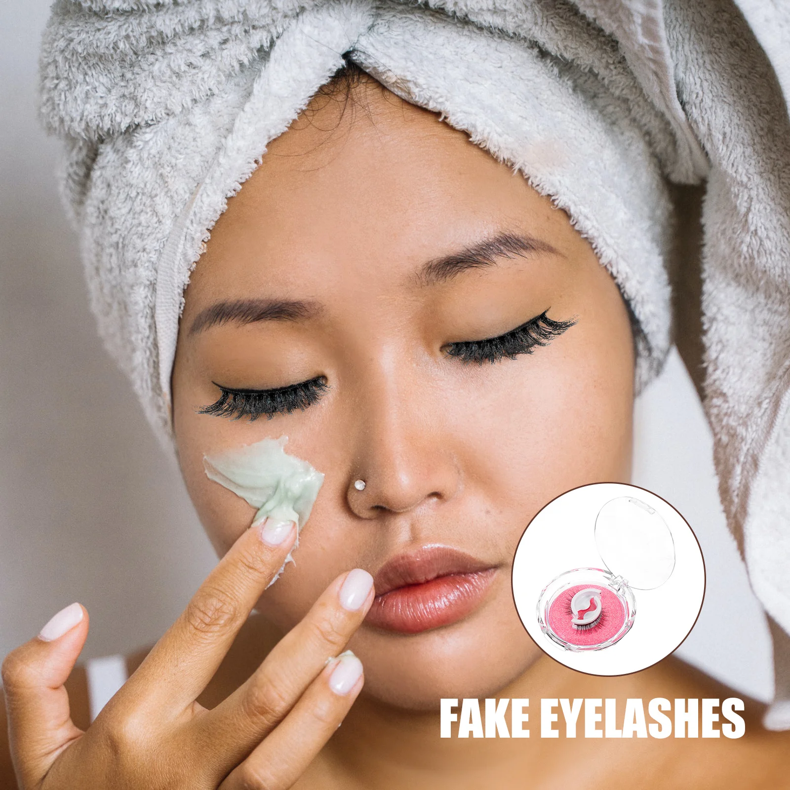 

1Pair Long Lasting Arc False Eyelashes Easy Clean Makeup Lashes Women Eye Extensions Fake Eyelashes Cosplay Lashes