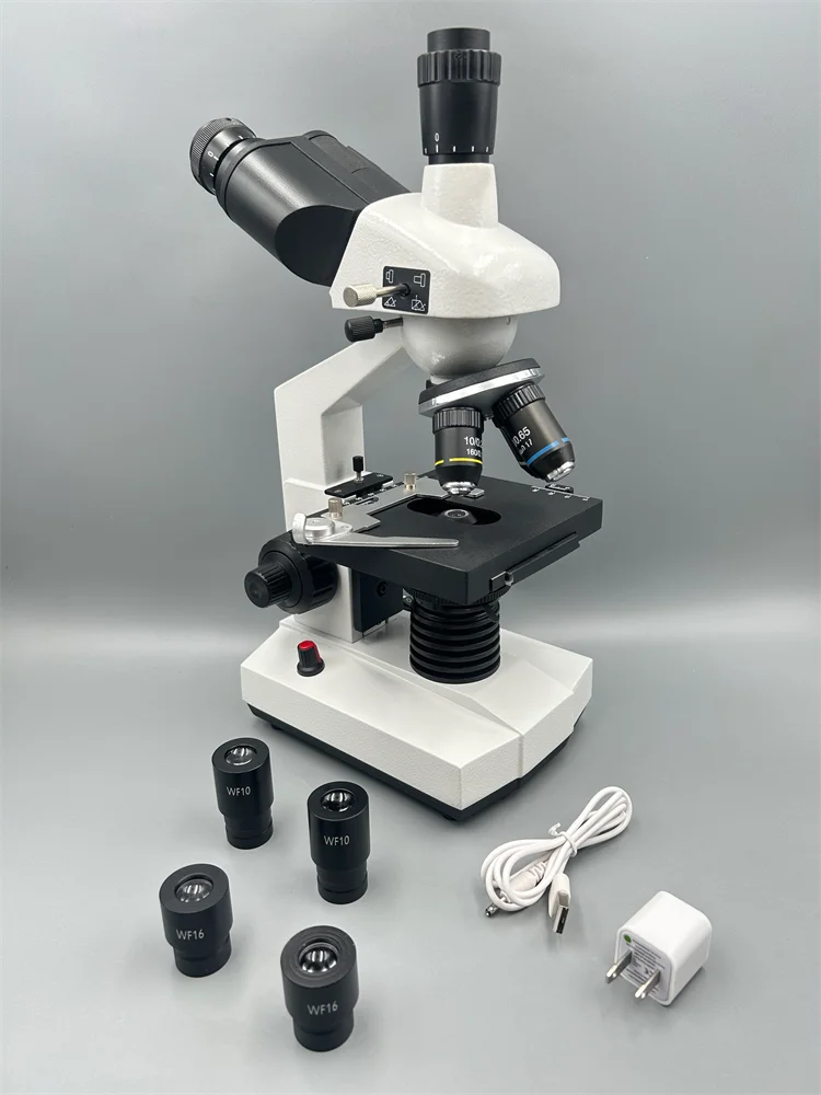 Microscope trinoculaire ZC25-pour laboratoires du collège et du secondaire