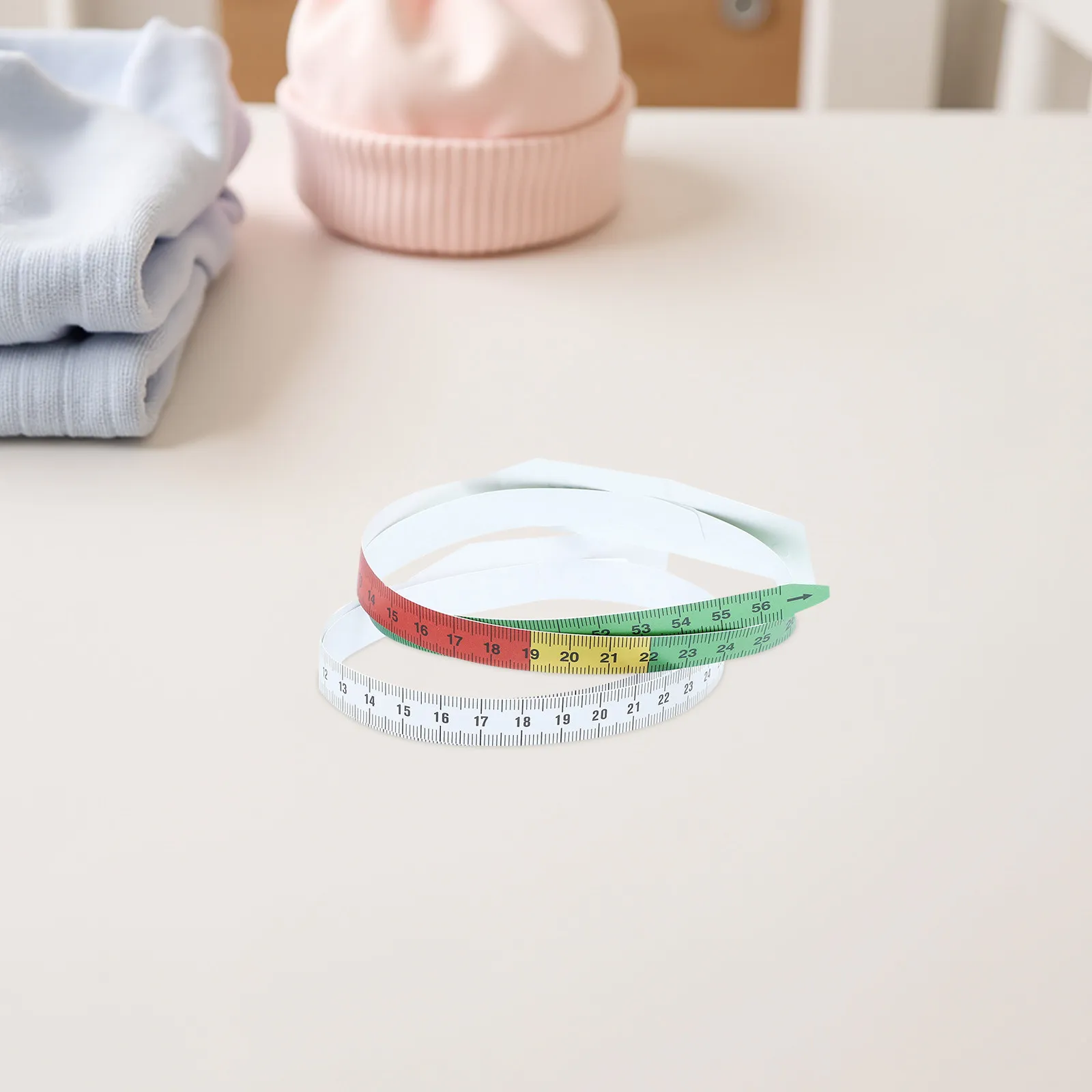 2pcs Head Measuring Tape – Durable Translucent PP, Non-Deformable, Accurate Fastening Design