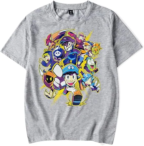 SMG4 T-shirt unisex heren dames mode zomer shirts met korte mouwen casual streetwear