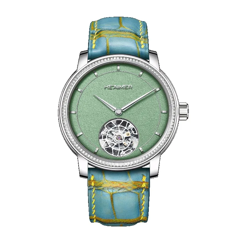 1989 Tourbillon Mechanical Wrist Watch Limited Edition Hand-polished Bezel Diamond-set Business Watch