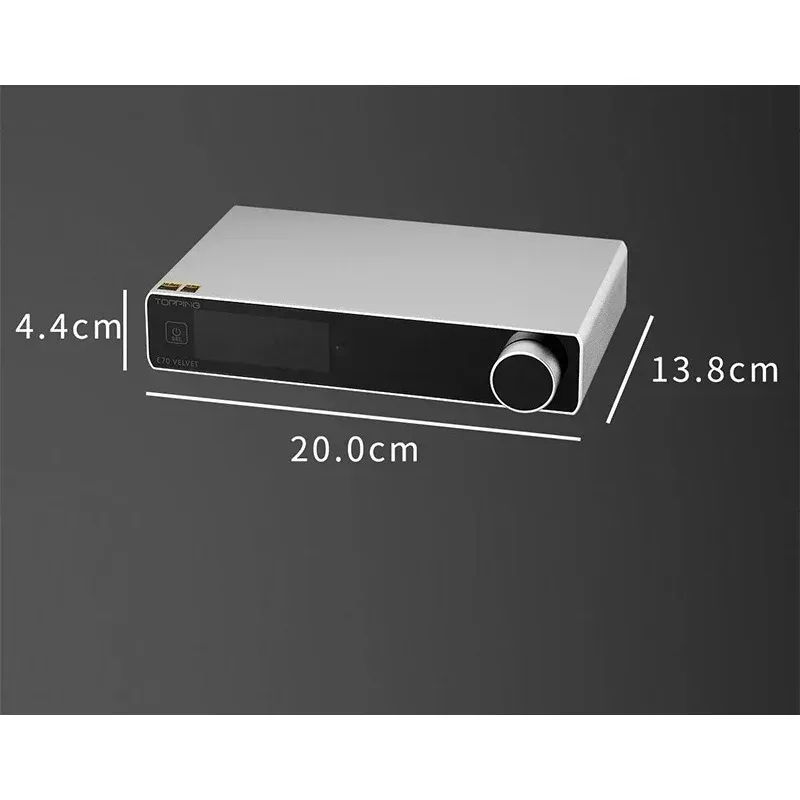 E70 VELVET AK4499EX Decoder XU316 DSD512 PCM768kHz Bluetooth 5.1 LDAC 24Bit/96kHz with Remote Control E70V DAC