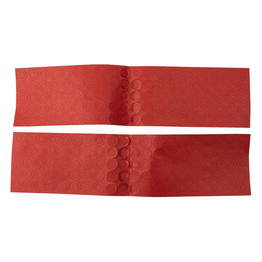 Express Paper Rings Express Paper Rings Battery Insulators Paper 17mm Batteries 2 Sheets Hollow Insulating Red 200Pcs