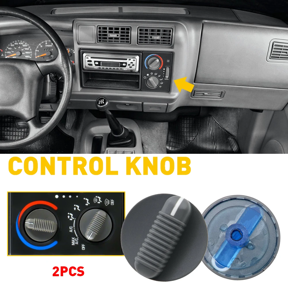 1/2/6/12 Pcs Air Conditioning Heat Control Switch Button For Chevrolet Chevy Blazer 1995 1996 1997 GMC Jimmy Sonoma Car AC Knob