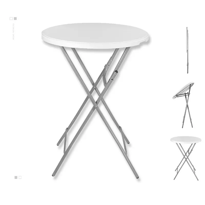 bar furniture Plastic/Round 81cm round plastic folding cocktail coffee table for bar party wedding