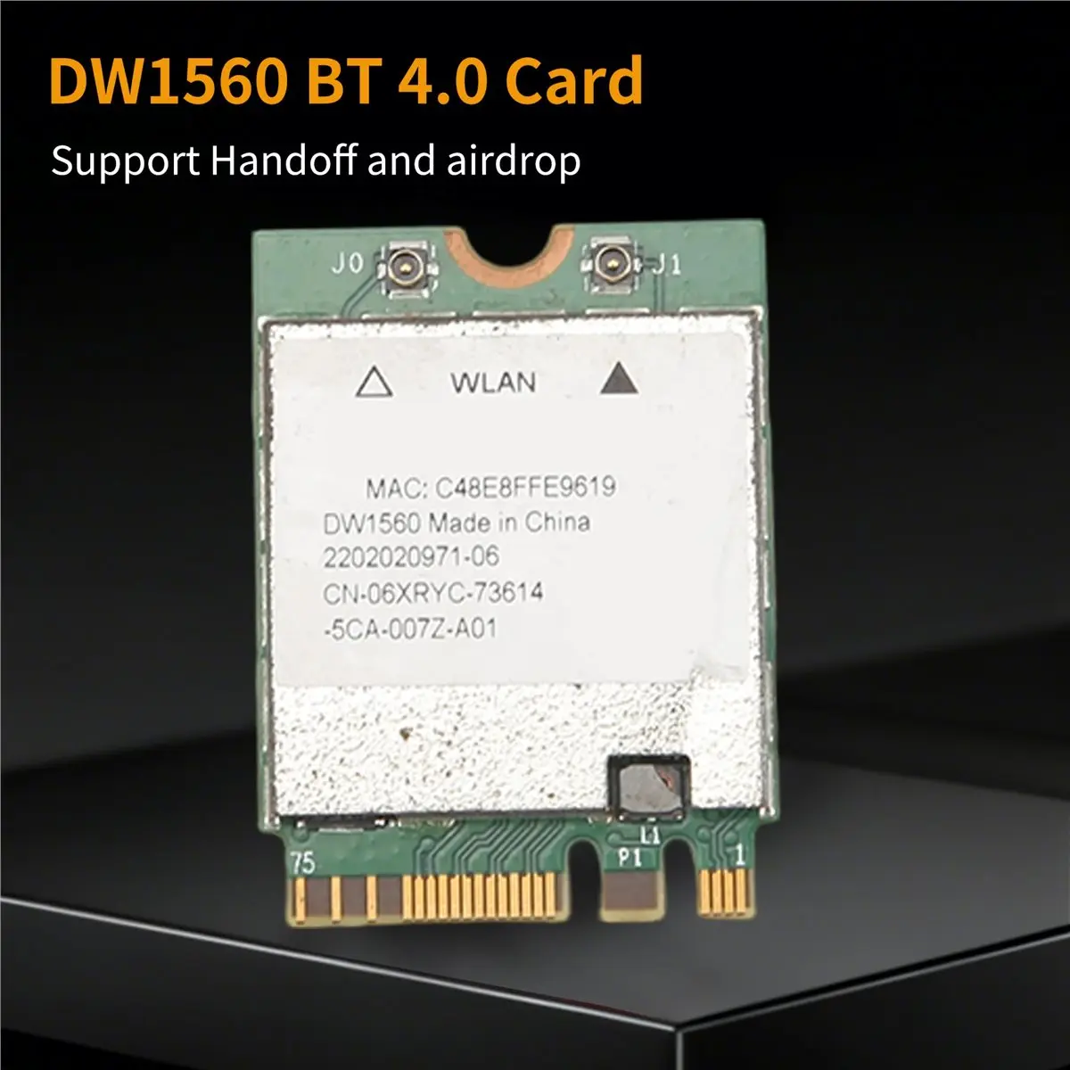 Беспроводная карта Wi-Fi OK BCM94352Z DW1560 M.2, 1200 Мбит/с, 802.11Ac, 2,4 ГГц/5 ГГц, Bluetooth 4.0, карта NGFF для Mac OS